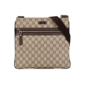 Gucci Beige and Dark Brown Crossbody Bag